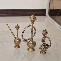 هفت سین و آیینه شمعدان برنجی و دکوریجات برنجی|مجسمه، تندیس، ماکت|نسیم‌شهر, |دیوار