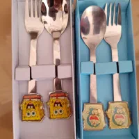 دو عدد ست قاشق و چنگال کودک