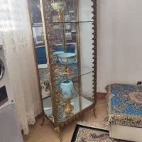 فروش بوفه برنجی اصلی و ساعت برنجی باهم