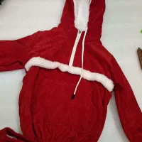 هودی شلوار مخمل تو کرکی دخترونه نو سایز ۵