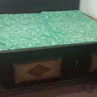 تخت خواب دونفره، میز آرایش و دوعدد پایه تختی|تخت و سرویس خواب|تبریز, |دیوار