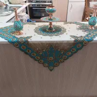 رانر  رومیزی  4تیکه دست دوز