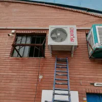 نصب اسپیلت ولوله کشی مسی زیر کار دیواری و ایستاده|کولر گازی و فنکوئل|کرمان, |دیوار