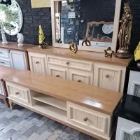 کنسول چوبی وآینه و میز تی وی مدل الماس یا ماهان|بوفه، ویترین، کنسول|تهران, شهید رجایی|دیوار