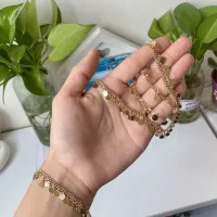 ست گوشواره و گردنبند و دستبند ژوپینگ