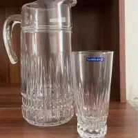 یک دست پارچ و لیوان لومینارک اصل|ظروف سرو و پذیرایی|تهران, سید خندان (جلفا)|دیوار