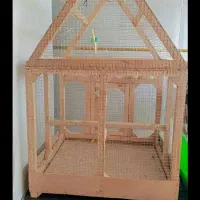 قفس پرنده سالم سالم بدون یه ذره شکستگی