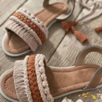 صندل های مکرومه