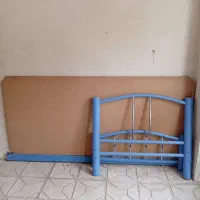 تخت فلزی یک نفره به همراه تشک رویال