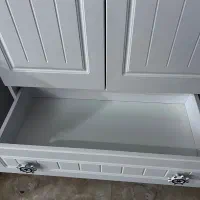 تخت نوزاد ونوجوان با تشک و دوکمد و ویترین|اسباب و اثاث بچه|کهریزک, |دیوار