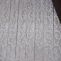 ۲ عدد پرده اتاق خواب و یک پرده آشپزخانه|پرده، رانر، رومیزی|سمنان, |دیوار