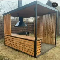 آلاچیق های ویلایی مدرن|میز و صندلی غذاخوری|الوند, |دیوار