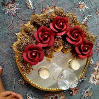 سینی حنا آیینه ای درحدنو
