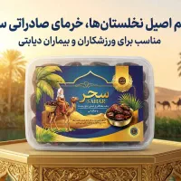 خرمای رژیمی سحر ، طبیعی ، کمقند ، بستهبندی لوکس|خوردنی و آشامیدنی|بابل, |دیوار
