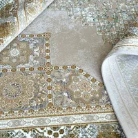 فرش کتیبه ۱۲۰۰شانه بژجدید تراکم۳۶۰۰خاص|فرش|شیراز, قلات|دیوار