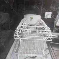 آبچکان دو طبقه سفید|آب‌چکان و نظم‌دهنده ظروف|همدان, |دیوار