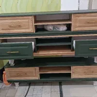 میز تلویزیون MDF وکیوم شیک 170 سانتی|میز تلویزیون|نقده, |دیوار