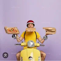 پیک موتوری برای فست فود