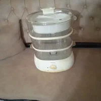 بخار پز سه طبقه مارک کن وود اصل|اجاق گاز و لوازم برقی پخت‌وپز|رشت, منظریه|دیوار