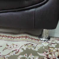 مبل پفکی چرم|مبلمان خانگی و میز عسلی|آبیک, |دیوار