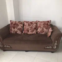 به علت جابه جایی خونه جا ندارم وگرنه مبل خوبیه.|مبلمان خانگی و میز عسلی|رشت, کوی عرفان|دیوار