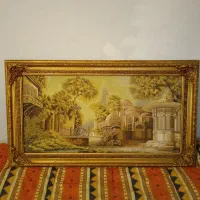 تابلو فرش بزرگ (طلاکوب)