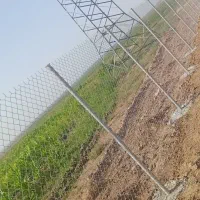 نصب کشی  سیم دور باغ و باغچه بتون ریزی