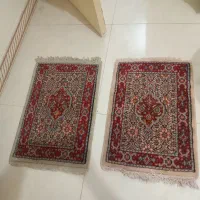 دو عدد فرش پادری دستبافت
