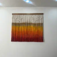 بومریس مکرومه|تابلو، نقاشی، عکس|محمدیه-قزوین, |دیوار