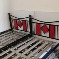 فروش یک جفت تخت یک نفره، سالم فلزی فرفوژه