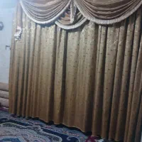 پرده  سه تیکه در حد نو بدون عیب و ایراد