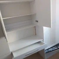 تخت تاشو و میز آرایش و میز تحریر|تخت و سرویس خواب|قزوین, |دیوار