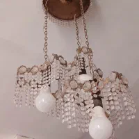 لوستر کریستال ۷ رنگ قدیمی