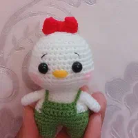 عروسک بافتنی  کلی و جزئی