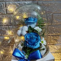 گوی شیشه ای|گل مصنوعی|ساوه, |دیوار