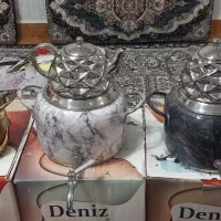 قوری کتری سنگی شیردار