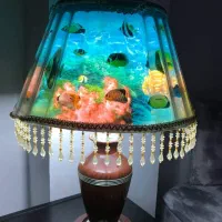 آباژور آکواریومی کلاسیک وارداتی|چراغ خواب و آباژور|اصفهان, بهارستان|دیوار