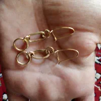 گوشواره آویز طلا