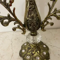 آینه،شمعدان و میز برنز