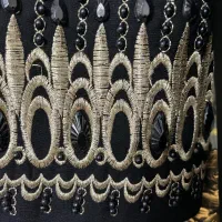 مانتو مجلسی نگین و گلدوزی شده|لباس|نسیم‌شهر, |دیوار