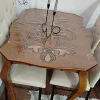 میز غذا خوری ۴نفره از جنس چوب
