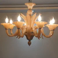 دو عدد لوستر سرامیکی کلاسیک در حد نو
