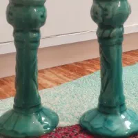 شمعدان به همراه سه عدد کاسه