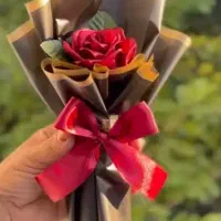 انواع باکس و دسته گل ربانی|گل مصنوعی|دوگنبدان, |دیوار