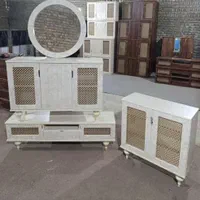 ست میز تلویزیون، کنسول و جاکفشی حصیری|بوفه، ویترین، کنسول|کرج, اسلامآباد|دیوار