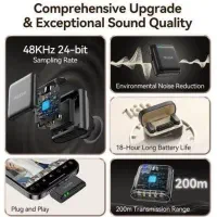 میکروفن یقه‌ای تلسین|لوازم جانبی موبایل و تبلت|اسلام‌شهر, شهرک انبیا|دیوار