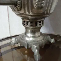 سماور زغالی برنجی قدیمی عتیقه بکر استثنایی درحدنو|کلکسیون اشیاء عتیقه|اصفهان, شیخ اشراق|دیوار