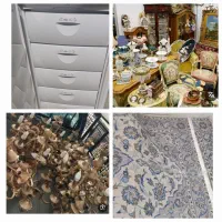 آینه شمعدان لوستر  لوازم برنزی. سمساری