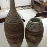 2 گلدان سنگی