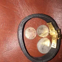 سکه قدیمی ودستبندچرم قفل استیل|کلکسیون سکه، تمبر، اسکناس|پاکدشت, کبودگنبد|دیوار